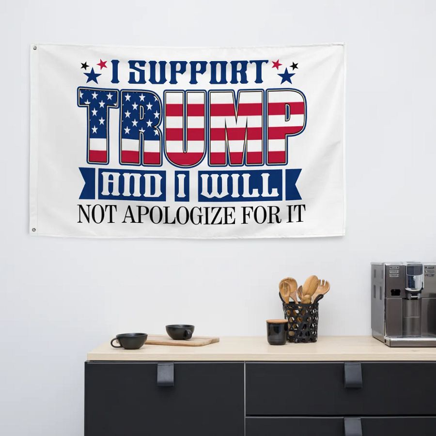 Patriotic Statement All-Over Print Flag product image (6)