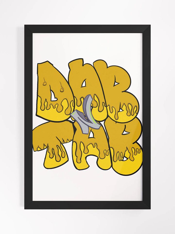 Dab N Tab Framed High-Quality Matte Poster (in) product image (1)