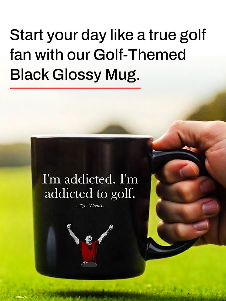 Black Glossy Mug – Sip in Style product image (1)
