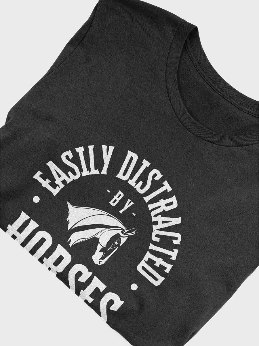 Easily Distracted Black & White Tee product image (5)