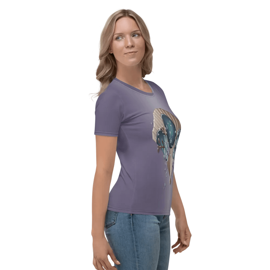 Floral Themed All Over Print T-shirt product image (4)