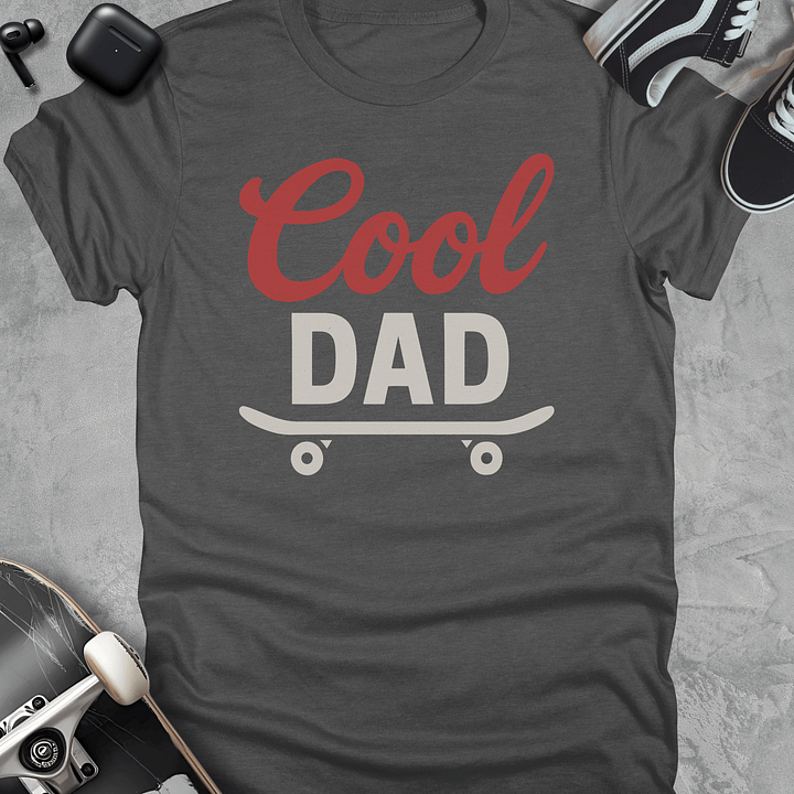 Cool dad, Skateboarding t-shirt for dad product image (4)