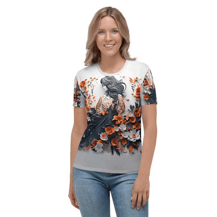 Girl floral T shirt product image (1)
