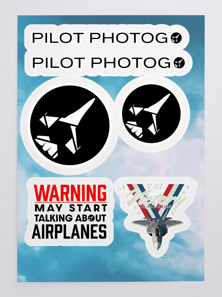 PilotPhotog Sticker Sheet product image (3)