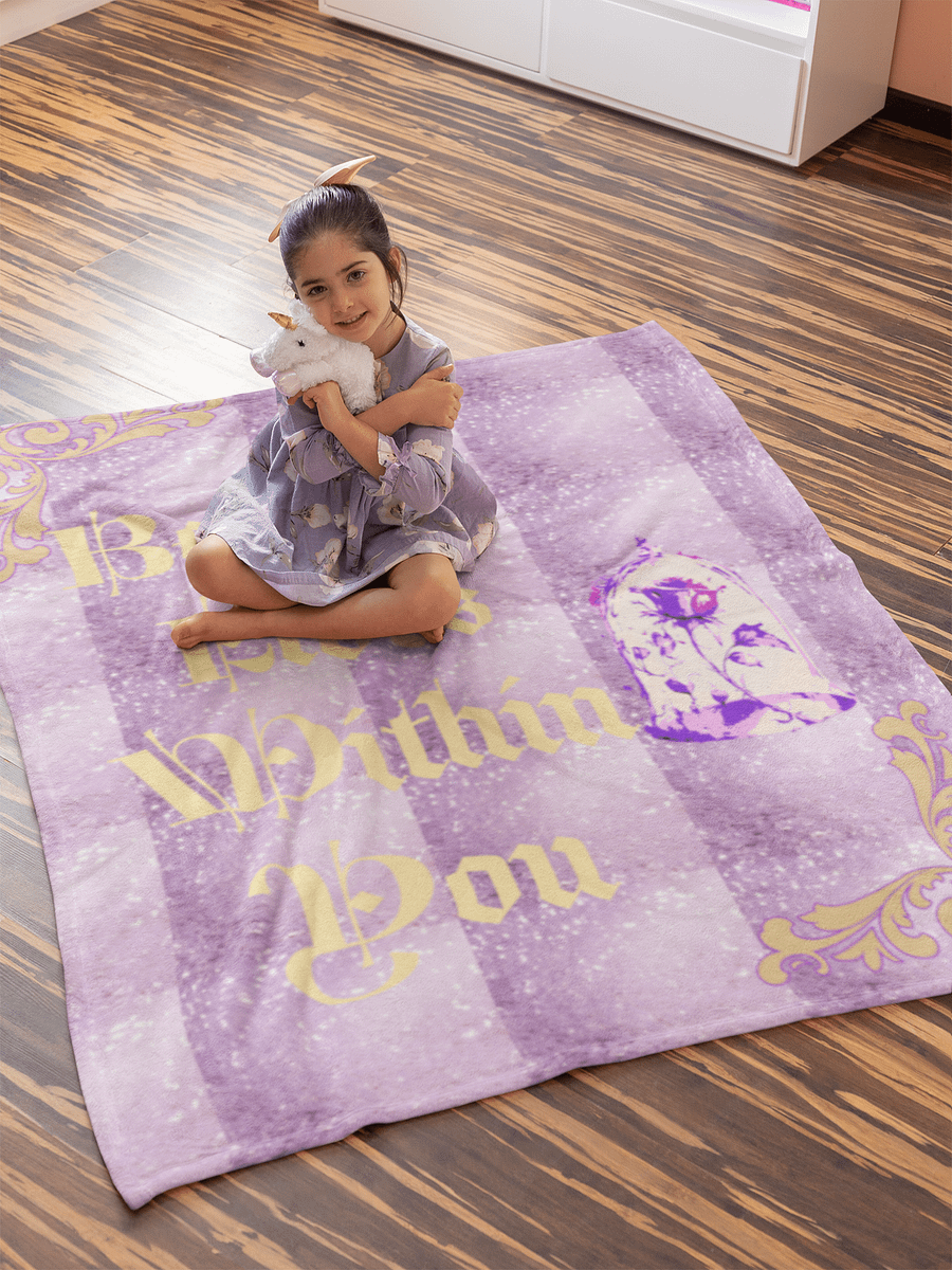 Purple Rose Throw Cover product image (1)