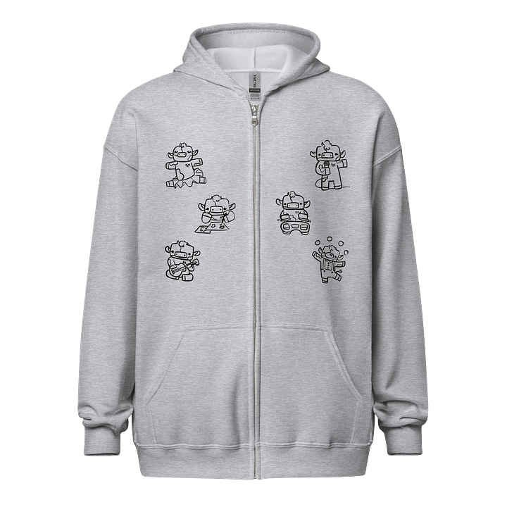 You Can MOO Anything Zip-Up (big print) product image (1)