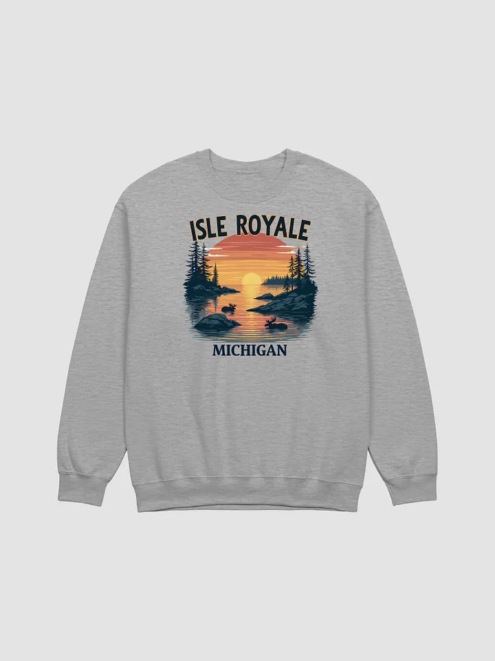 Isle Royale Sunset Crewneck Sweatshirt product image (1)