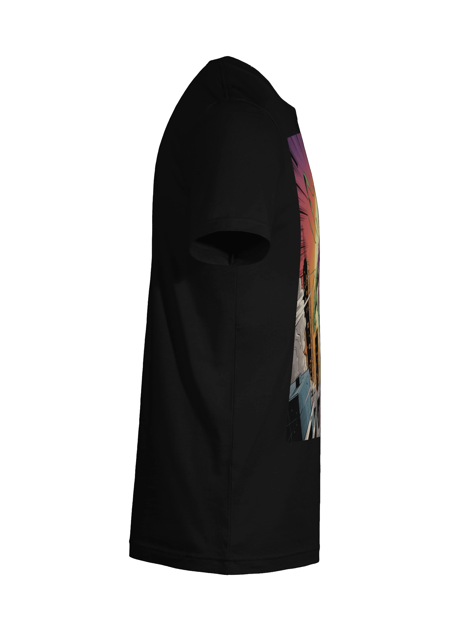 Green Goblin Twilight Terror Supersoft T-Shirt – Pumpkin Siege Sunset product image (12)