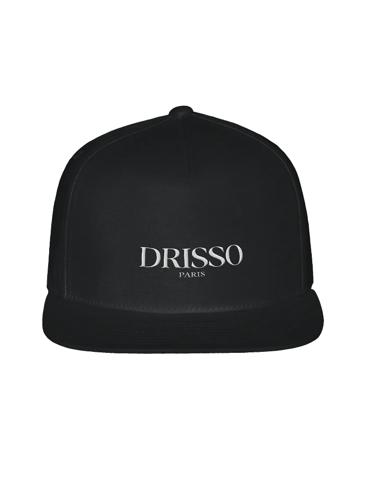 Drisso Paris™ Black Yupoong Flat Snapback Cap product image (1)