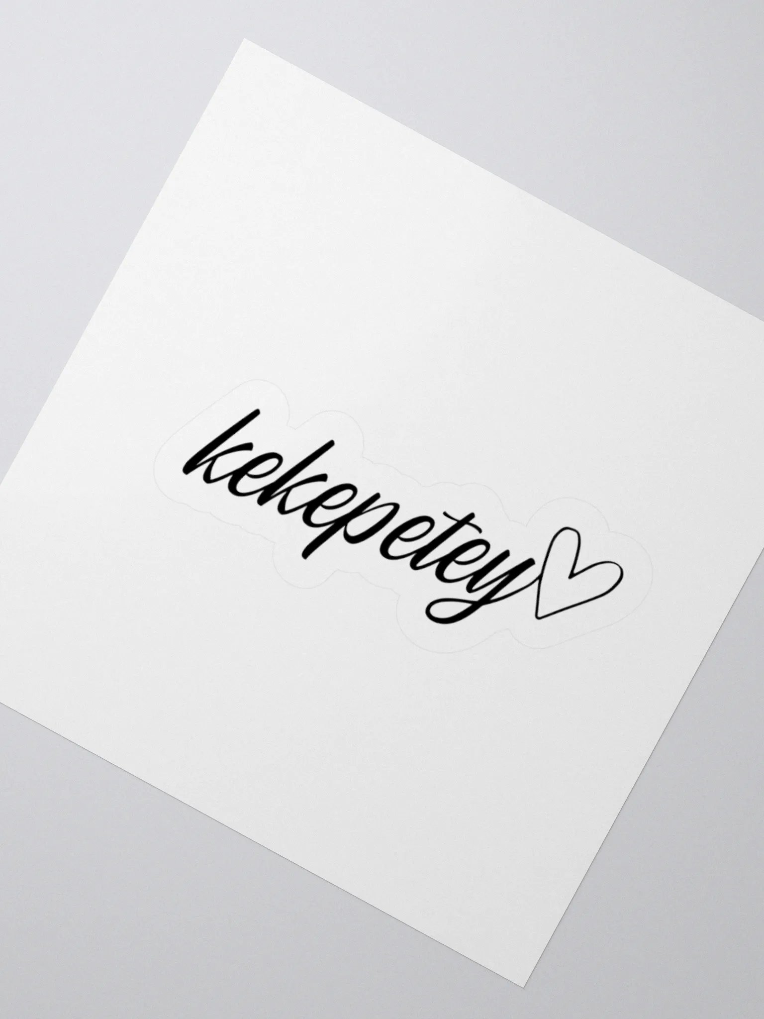 Kekepetey Sticker - Black product image (2)