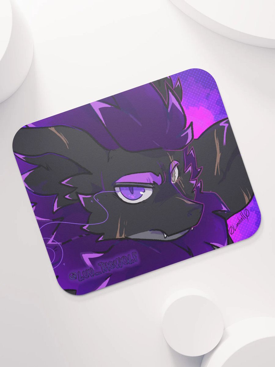 "Scruffy Wolf" Nardoragon Mouse Pad product image (7)