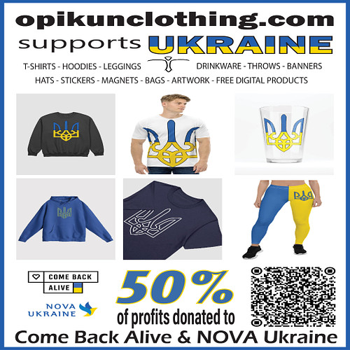 #ukraine #ukrainewar #supportukraine🇺🇦 

50% of profits donated to #ComeBackAlive & #NOVAUkraine

Worldwide Shipping
T-Shirts...