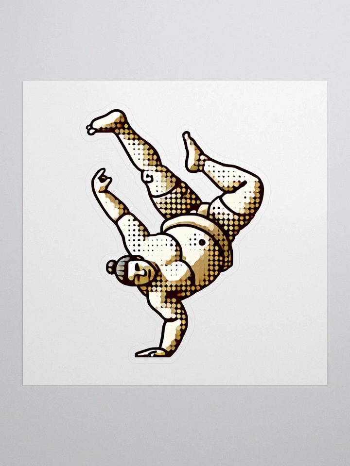 Sumo B-Boy Sticker - One-Handed Freeze product image (1)