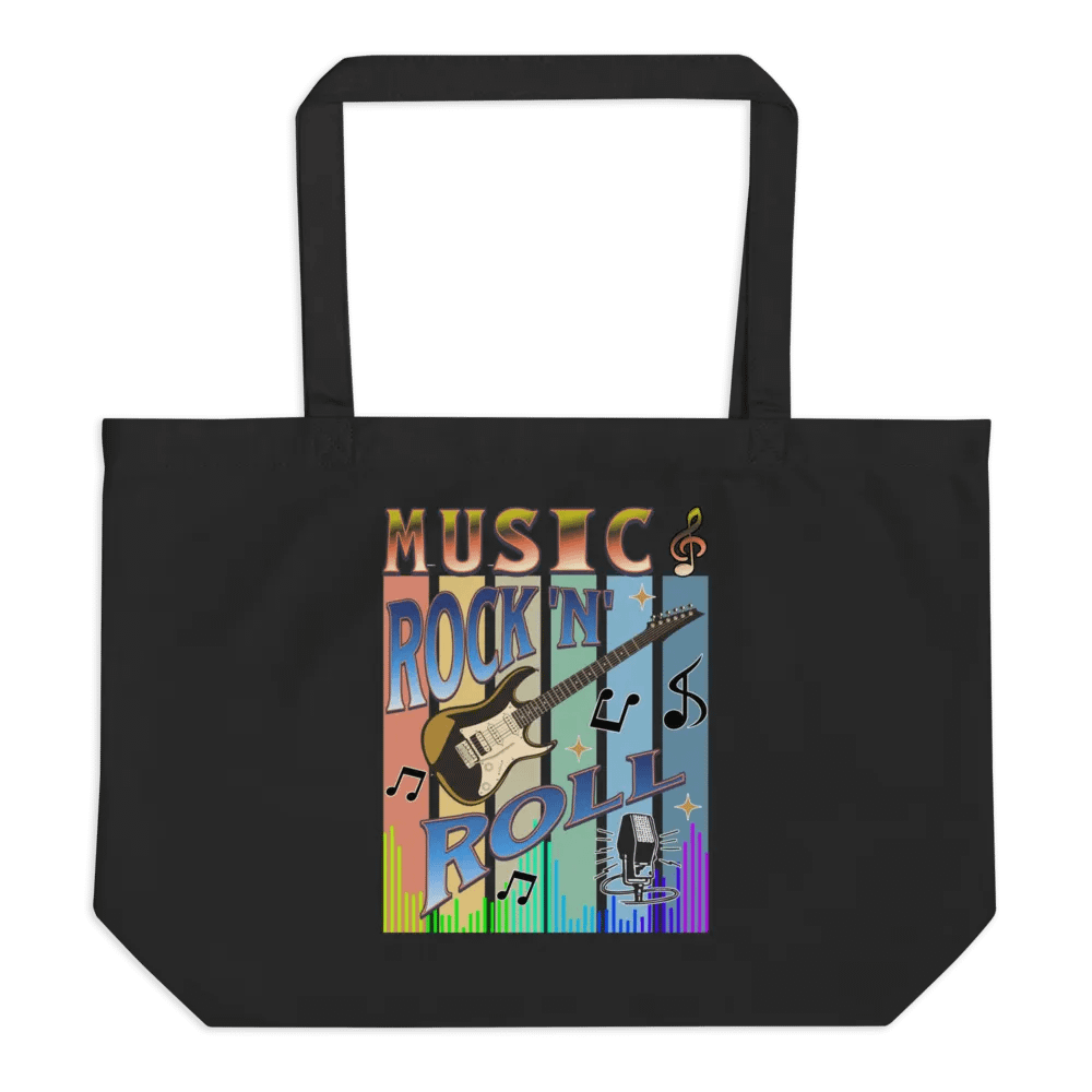 Music Rock N Roll Guitar Mania Tote Bag product image (1)