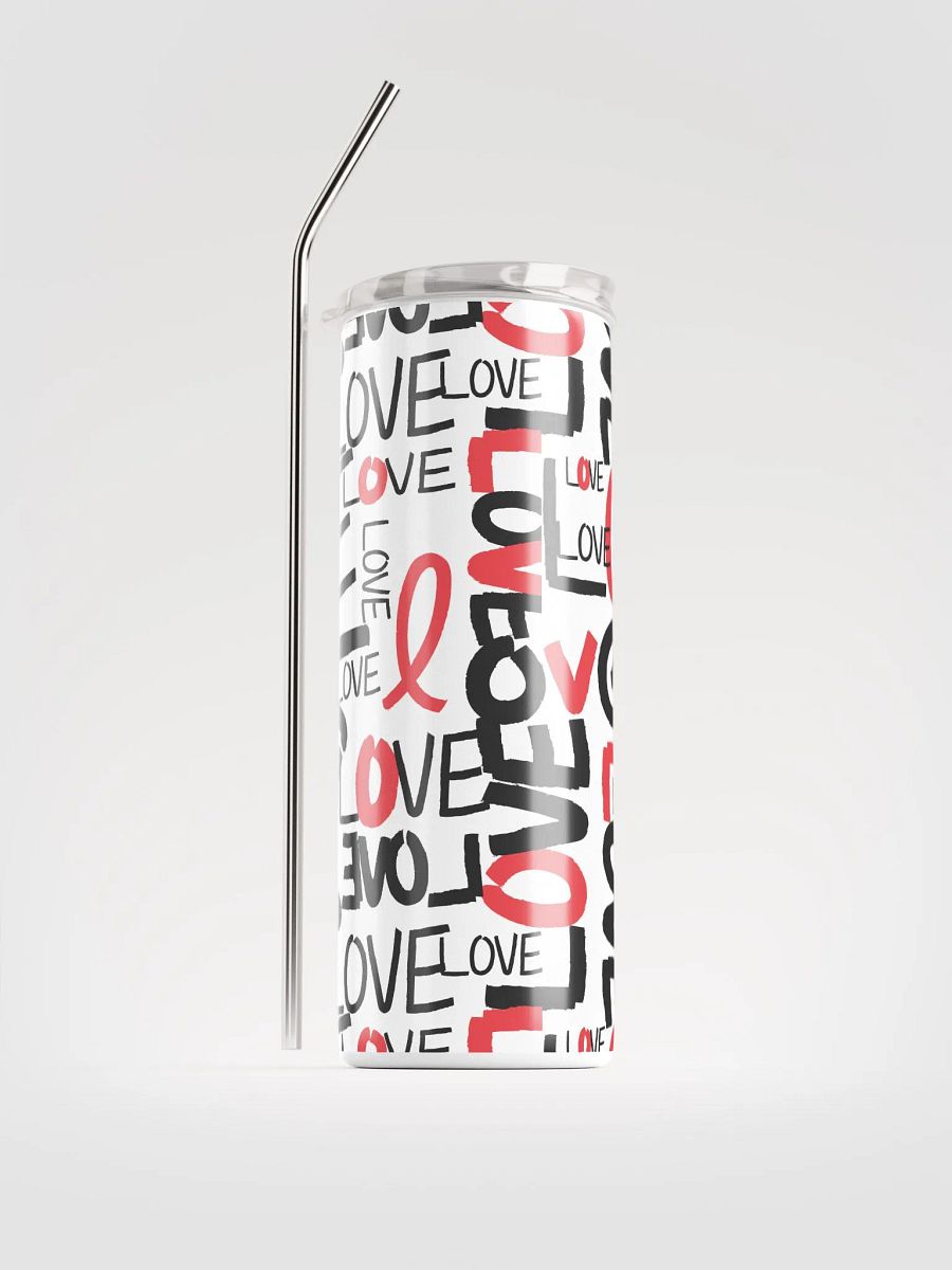 Valentine's Love Love Love Stainless Steel Tumbler: Share the Love product image (1)