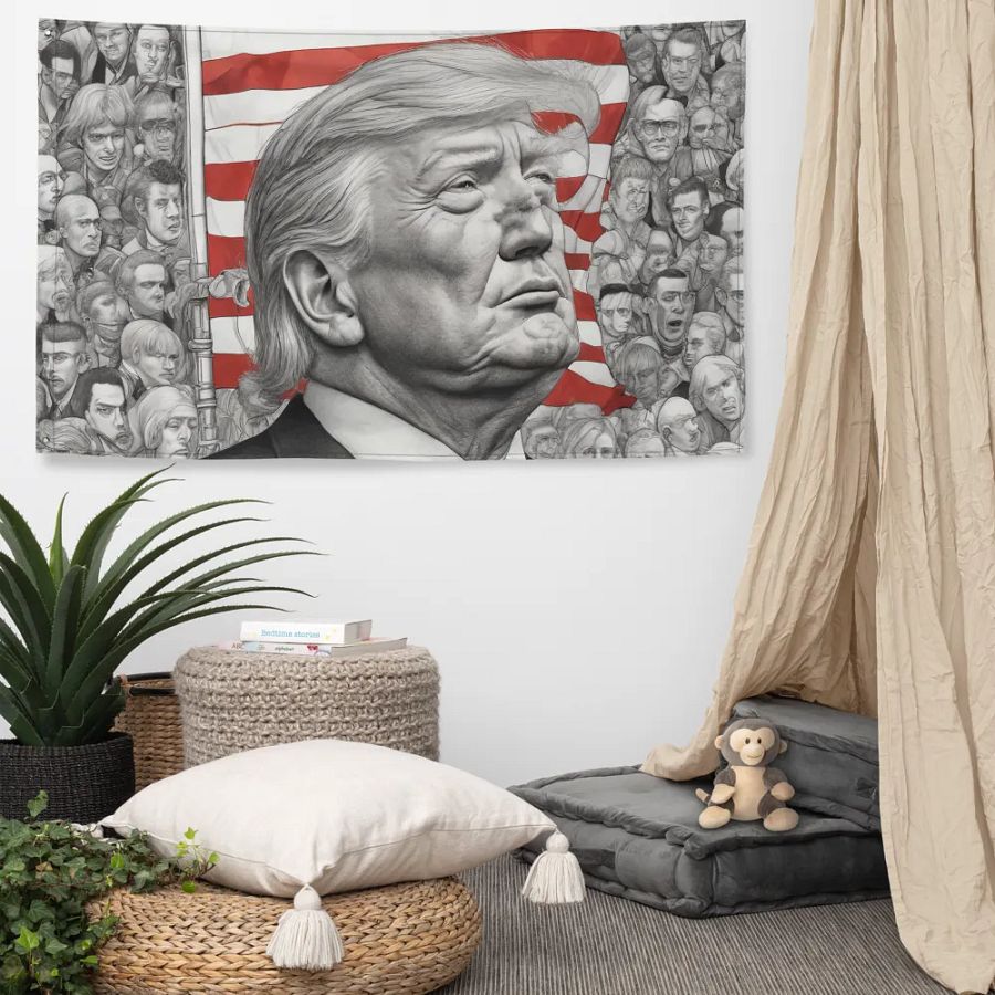 American Dreams Flag Wall Tapestry product image (5)