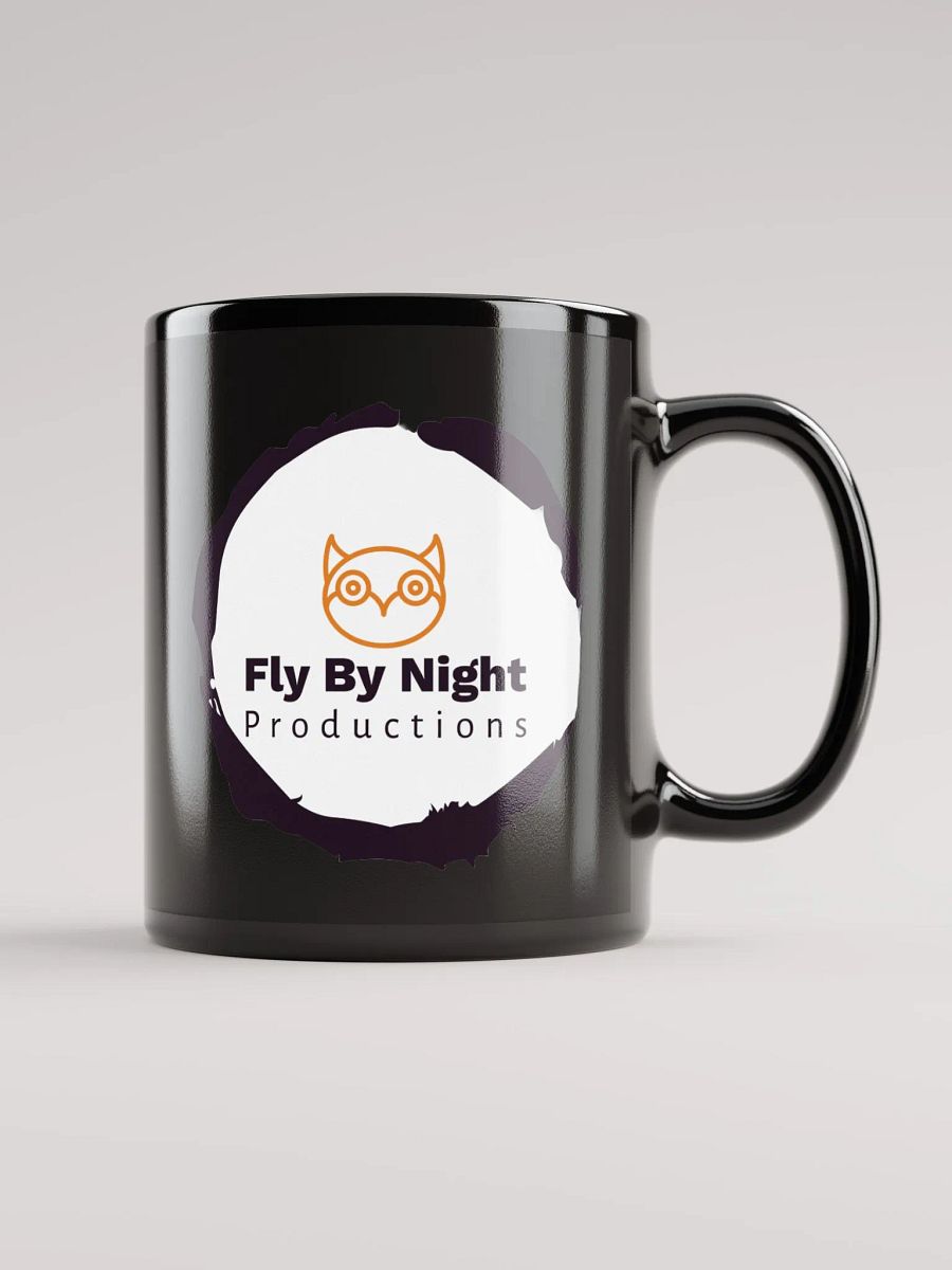 Fly By Night Productions Black Glossy Mug product image (2)