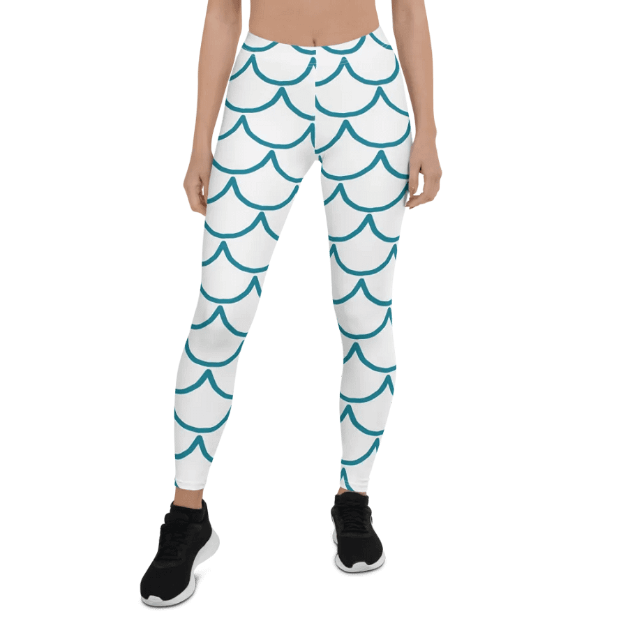 Mermaid Print Leggings – Magical, Stylish & Comfortably Chic product image (1)