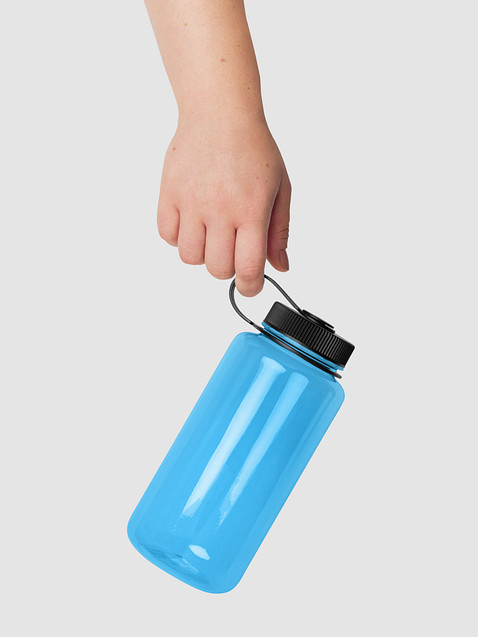 Photo showing Wide Mouth Plastic Water Bottle