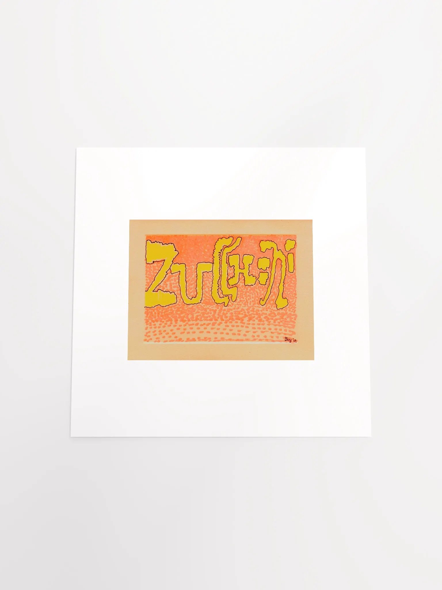 zucchini panel card print product image (3)