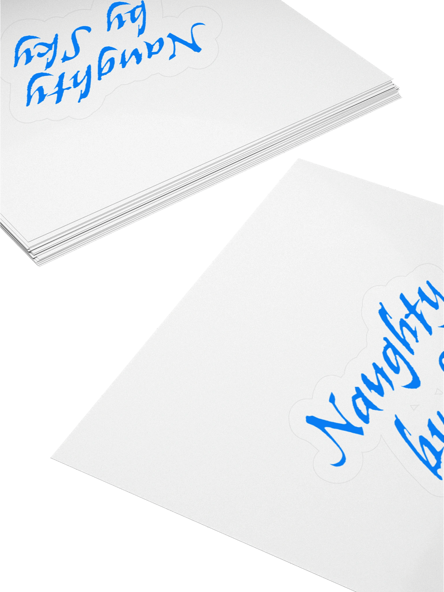 Naughty by Sky Sticker product image (4)
