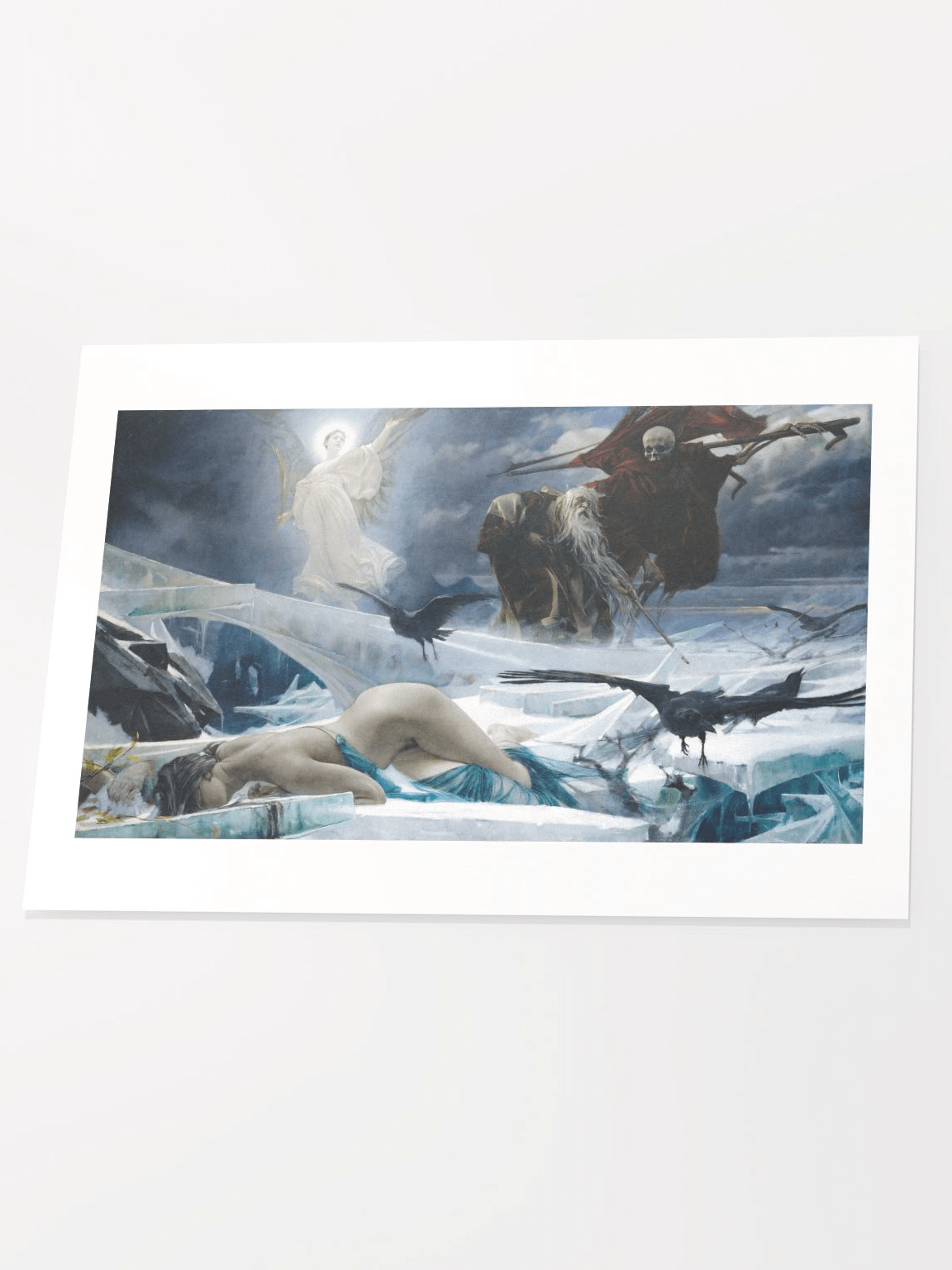 "Ahasuerus at the End of the World" by Adolf Hirémy-Hirschl Poster product image (3)