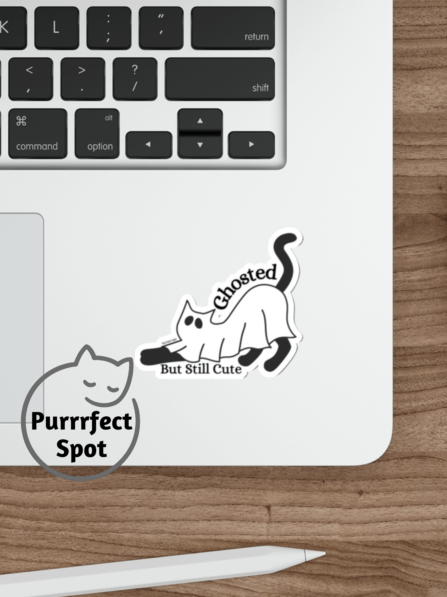 Ghosted, But Still Cute Cat Sticker 🐾👻 product image (2)
