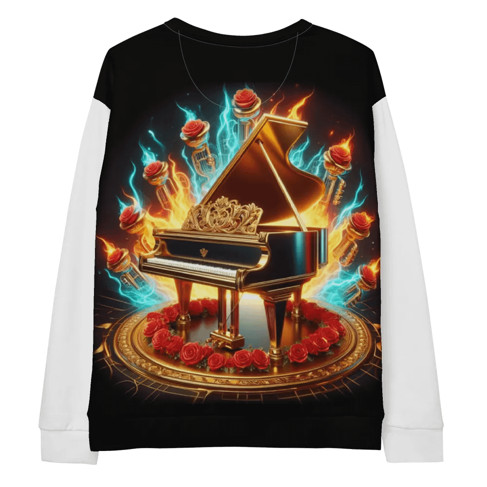 Flaming Grandeur Piano - Unisex Sweatshirt #24 product image (11)