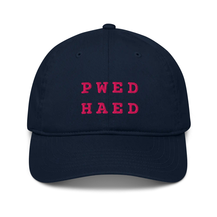 BED HEAD in steno - Organic Cotton Dad Cap (Pink) product image (19)