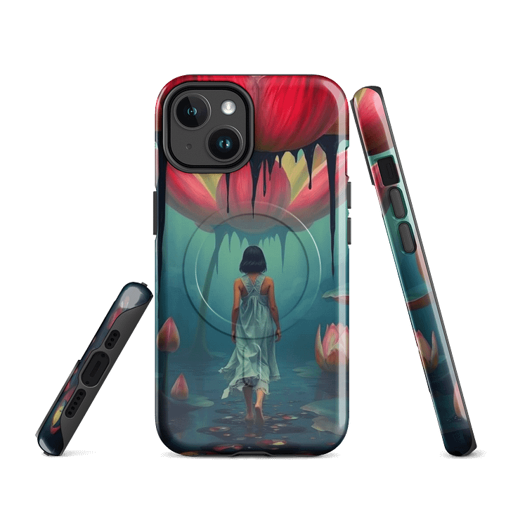 Whimsical Lotus Dreamscape iPhone Case product image (1)