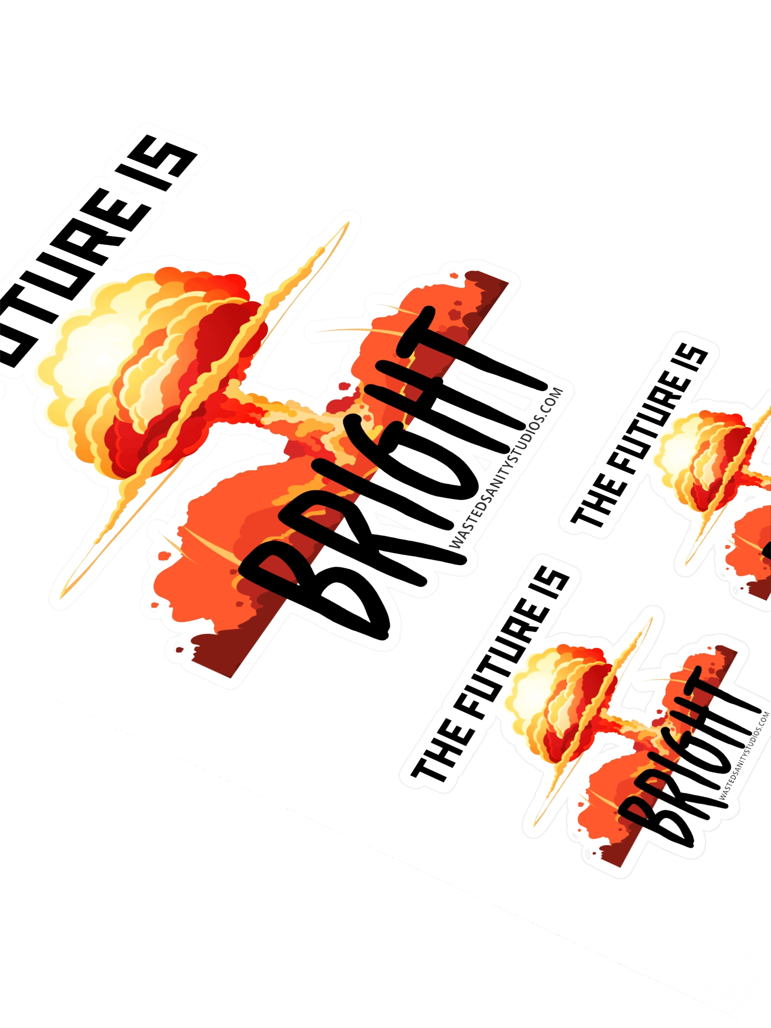 The Future Is Bright Sticker Sheet product image (2)