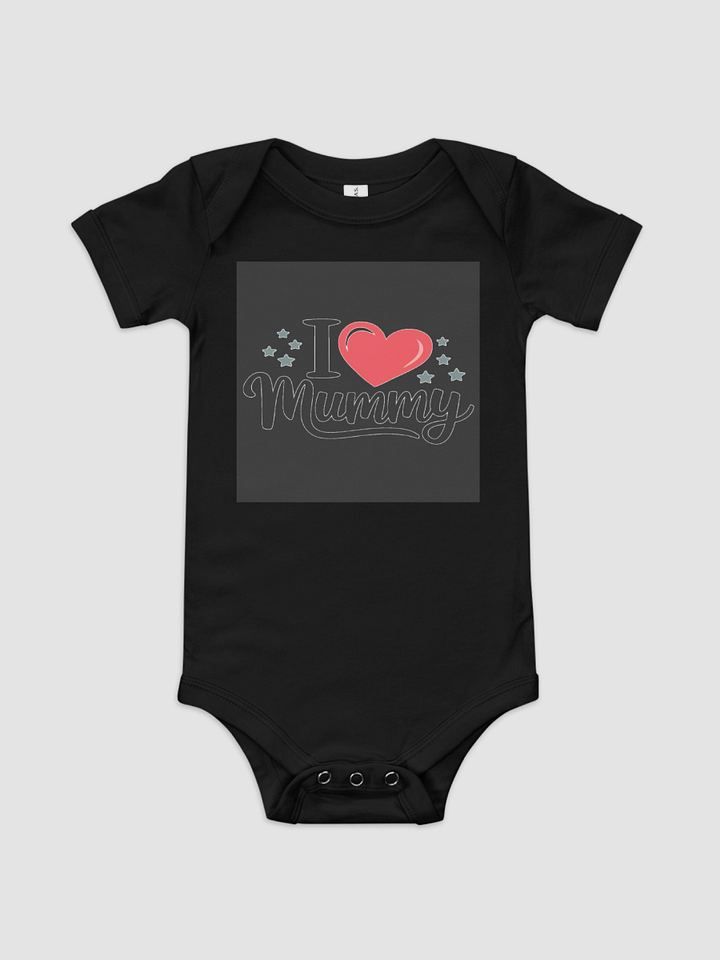 [teeq fashionm] Baby Short Sleeve One Piece | Bella + Canvas 100B product image (2)