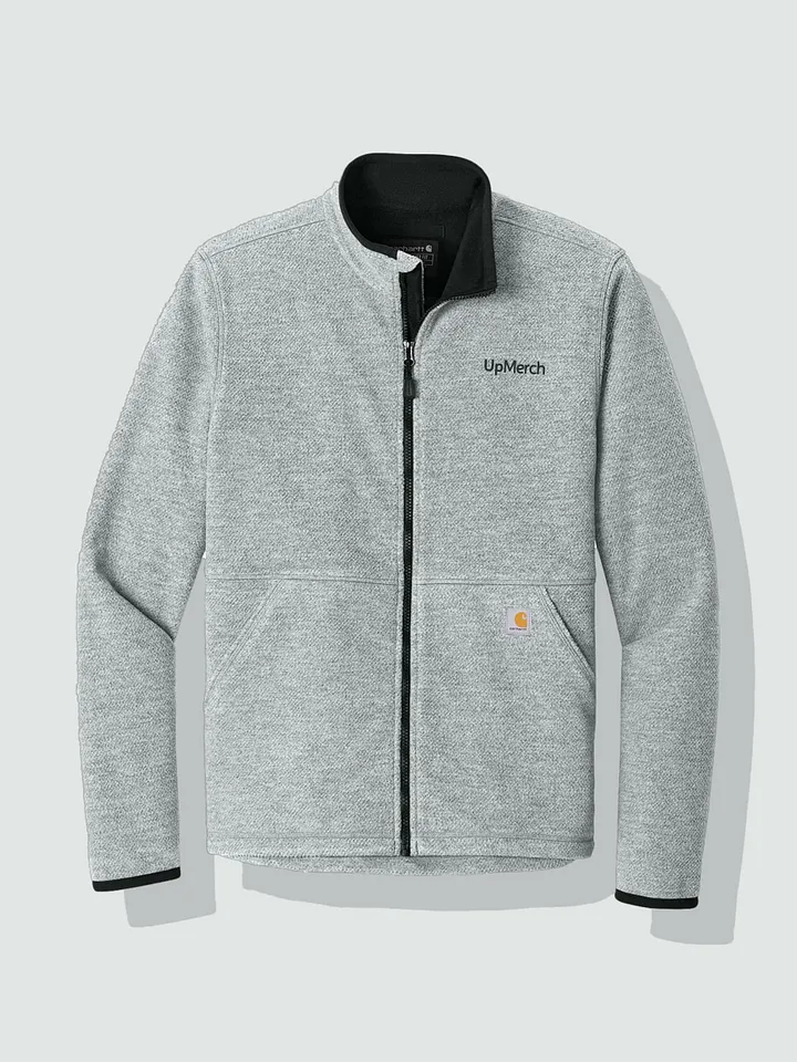 Carhartt® Textured Full-Zip Fleece Jacket product image (1)