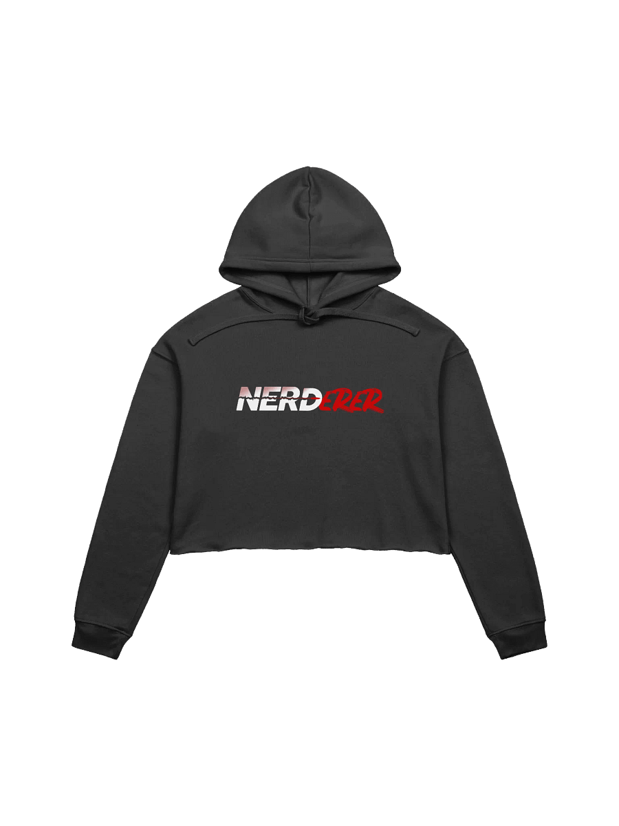 NERDerer Crop Hoodie (Dark) product image (1)
