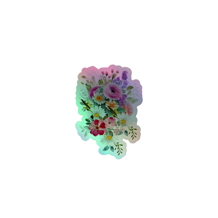 Blossoming Holographic Sticker Collection product image (1)