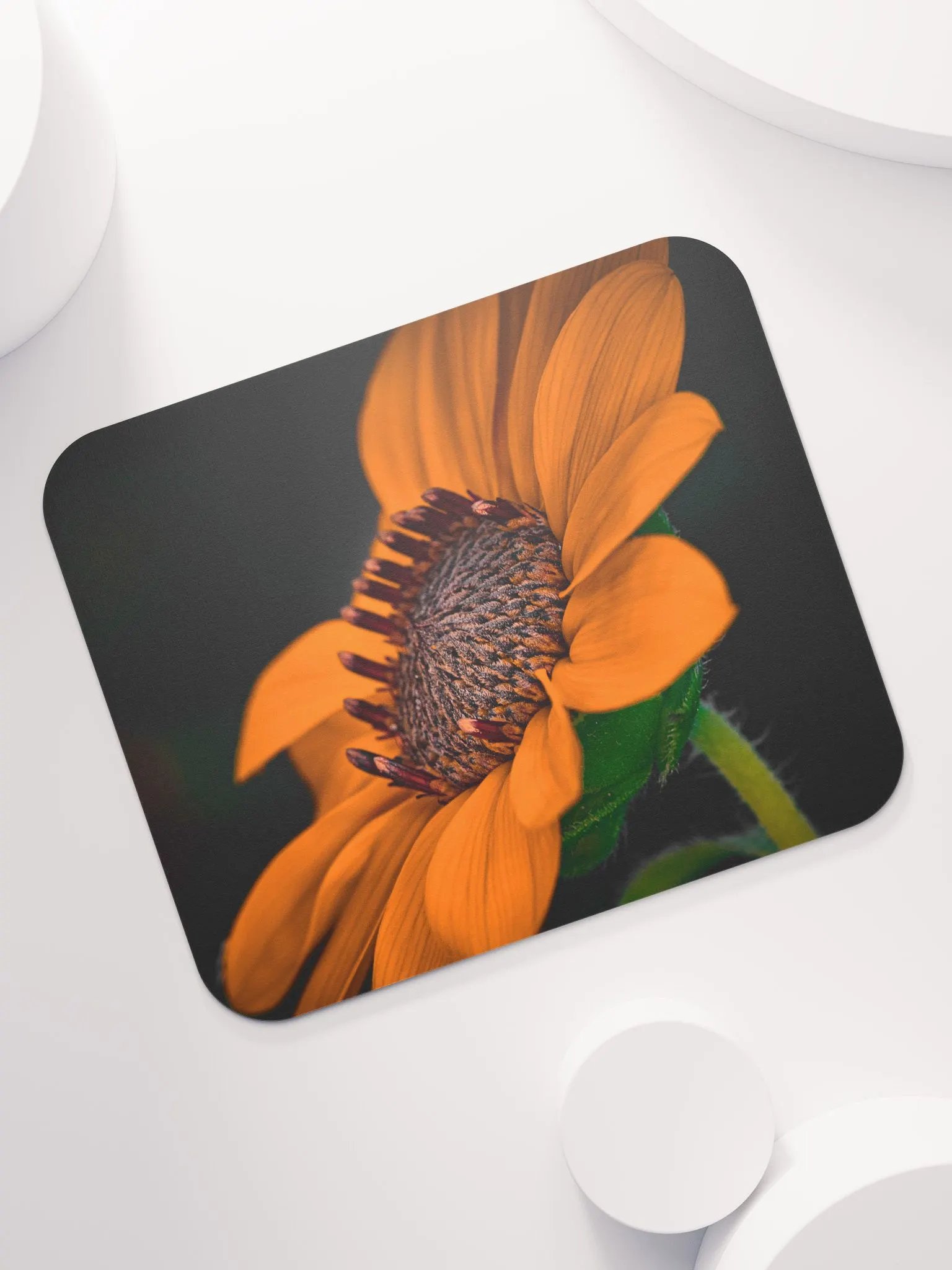 Orange You Glad Sunflower Mouse Pad product image (7)