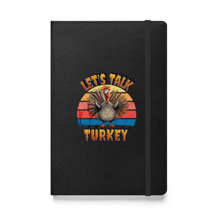 Lets Talk Turkey Quirky Hardcover Notebook product image (1)