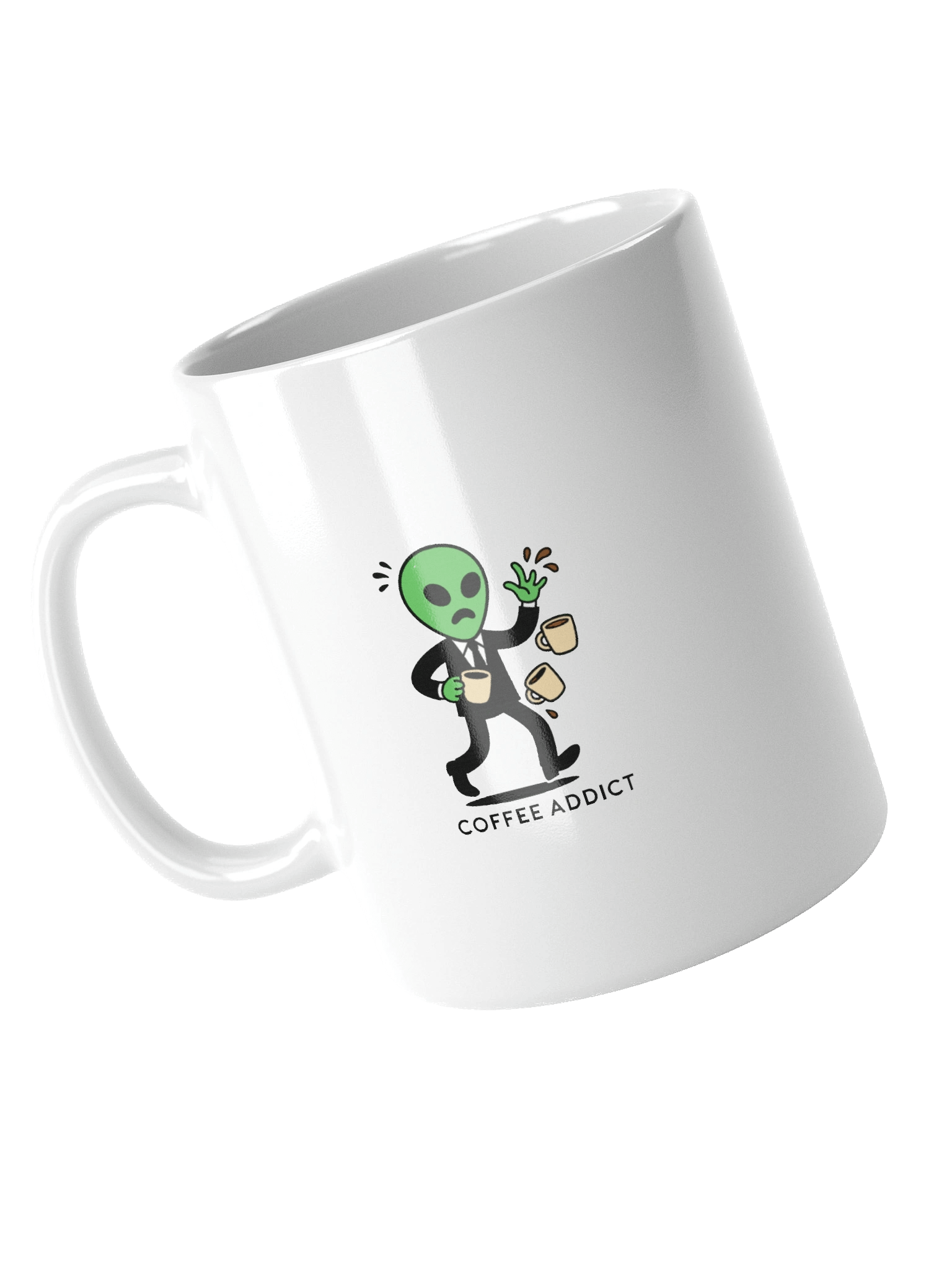 Coffee Addict Roswell Alien Ceramic Mug product image (4)
