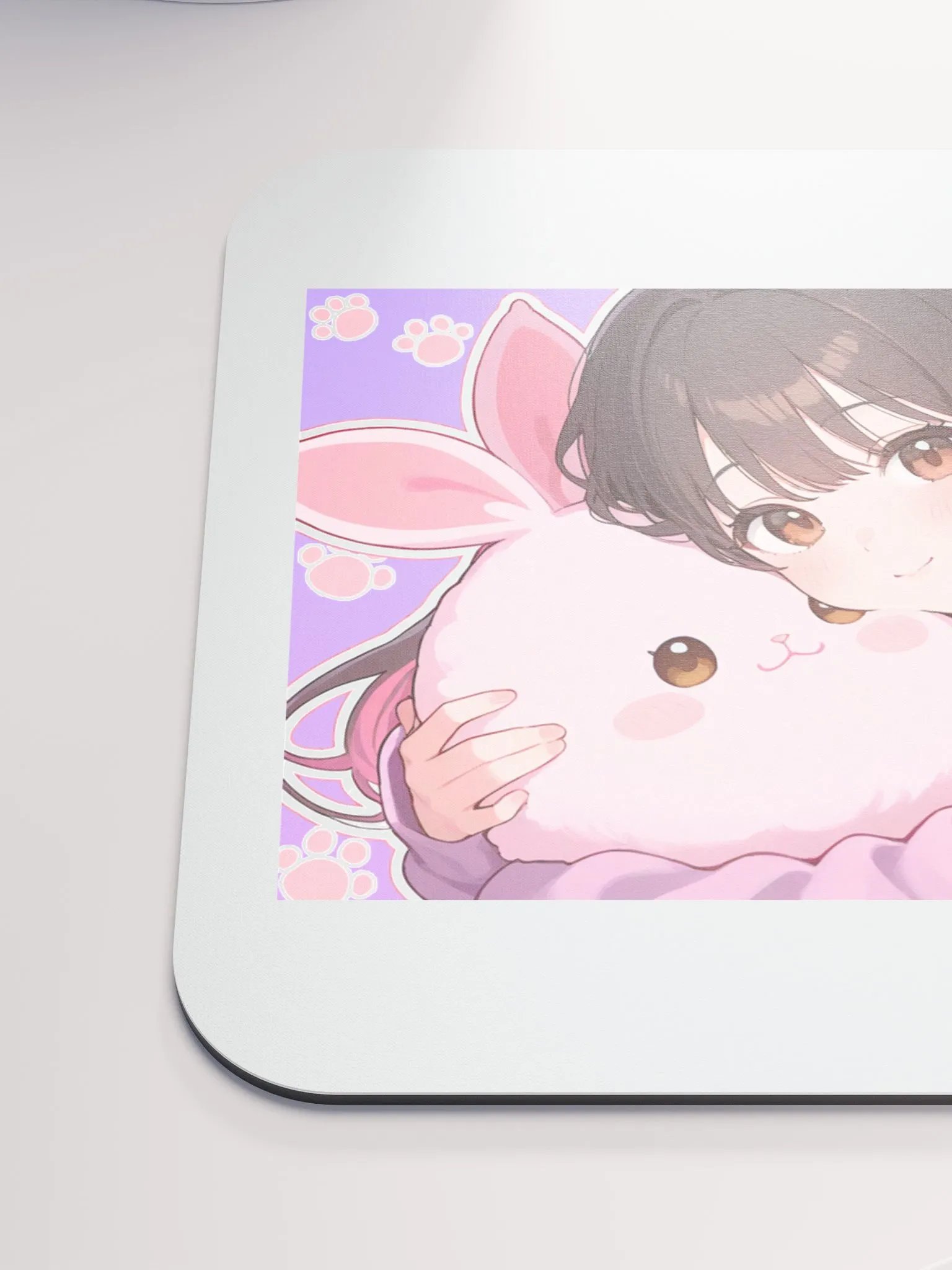 Kyuto Kawaii Bunny Hug Edition Mouse Pad product image (6)