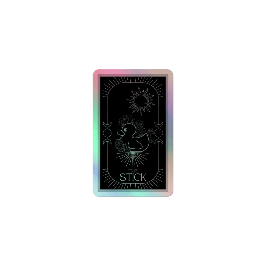 The Stick Holographic Sticker product image (1)