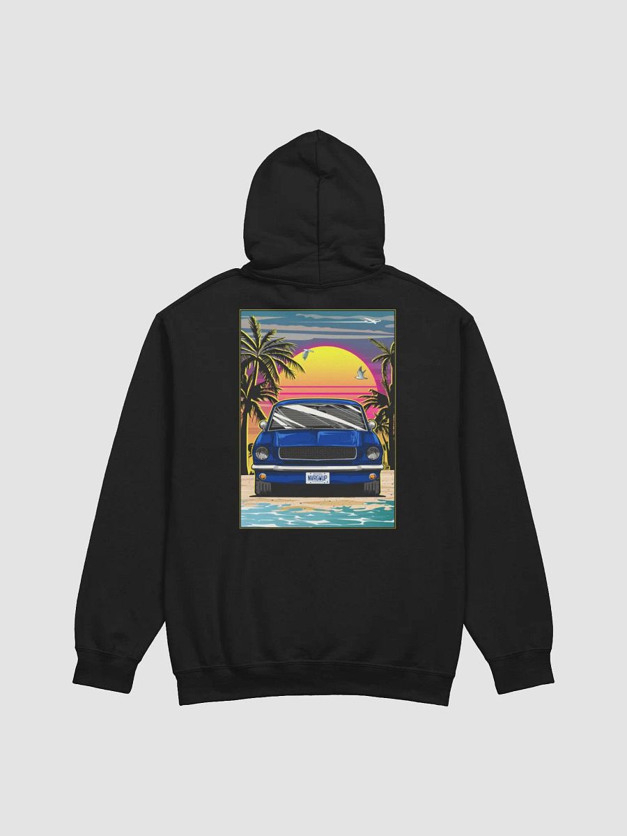 1966 Mustang Ol' Blue Hoodie (White Logo) product image (4)