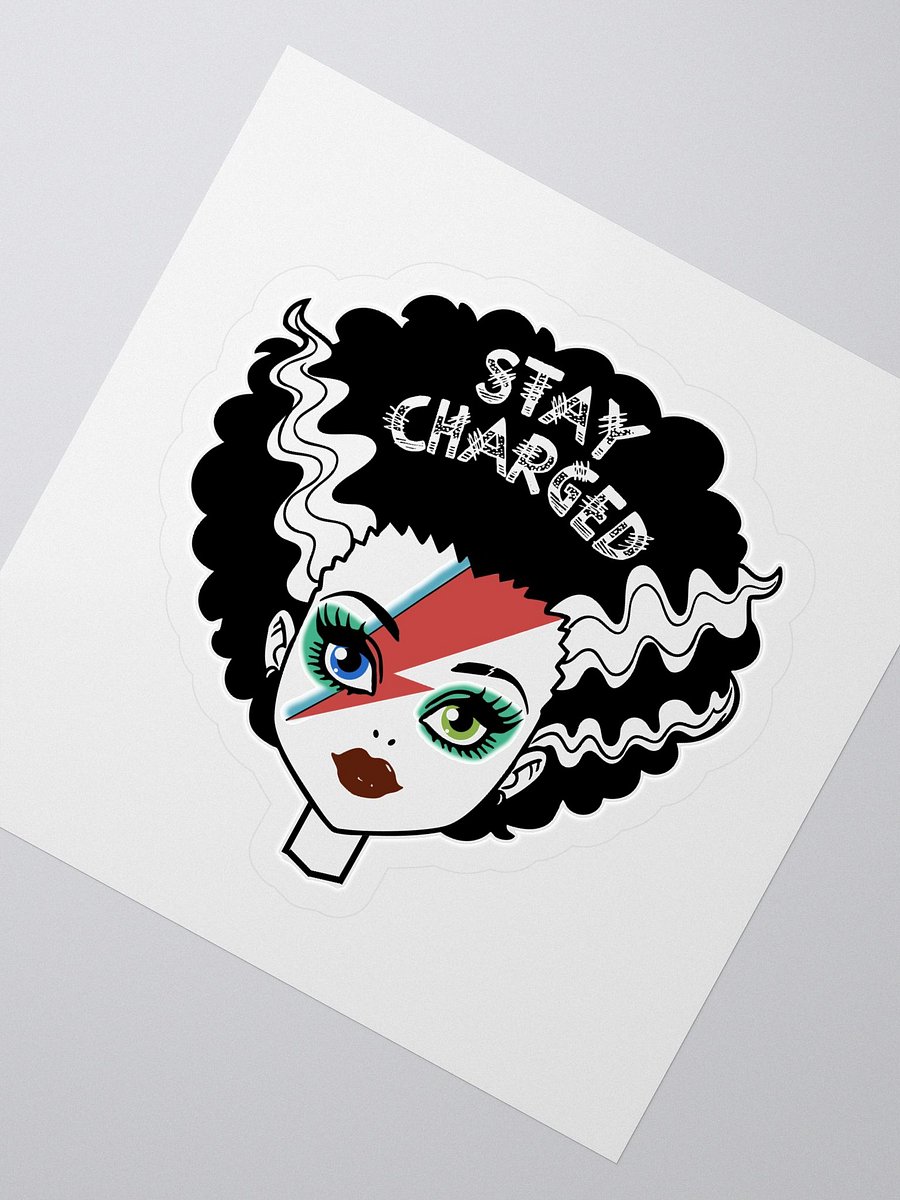 Frankie Speaks Stay Charged (sticker) product image (2)