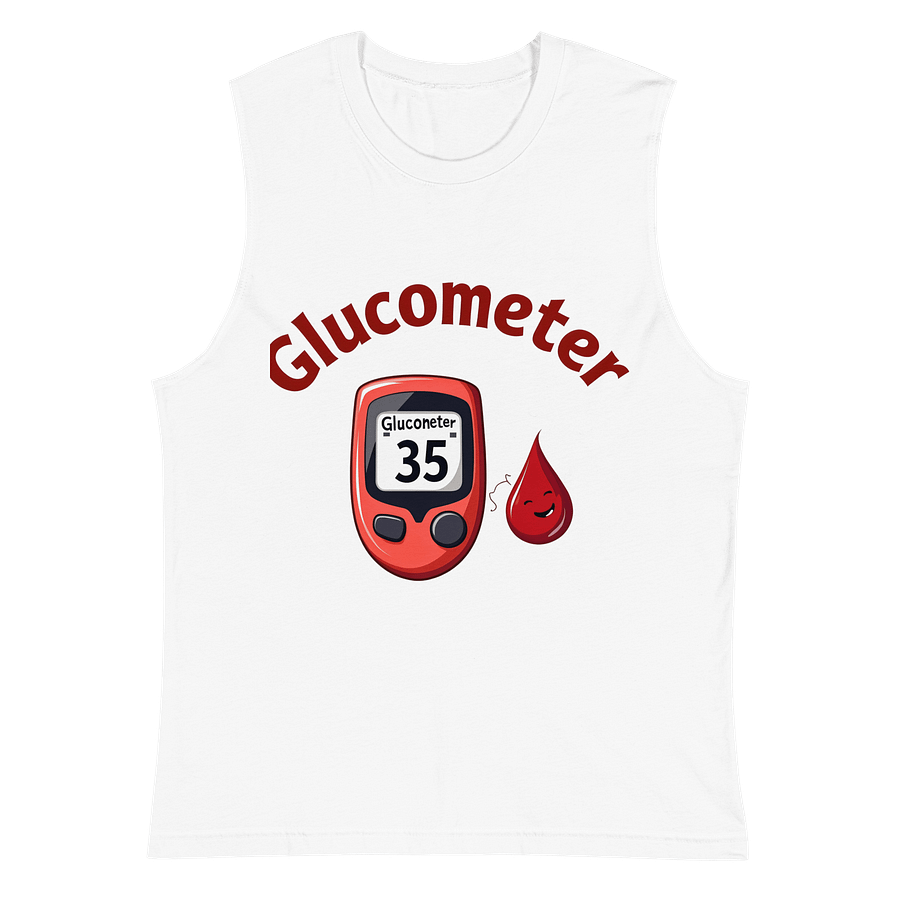 Smiling Glucose Drop Muscle Tank product image (2)