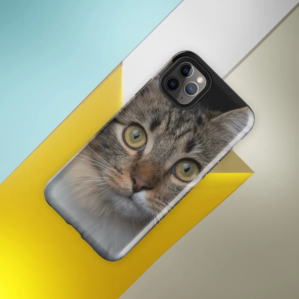 Curious Cat Phone Case - Eye-Catching Protection product image (40)