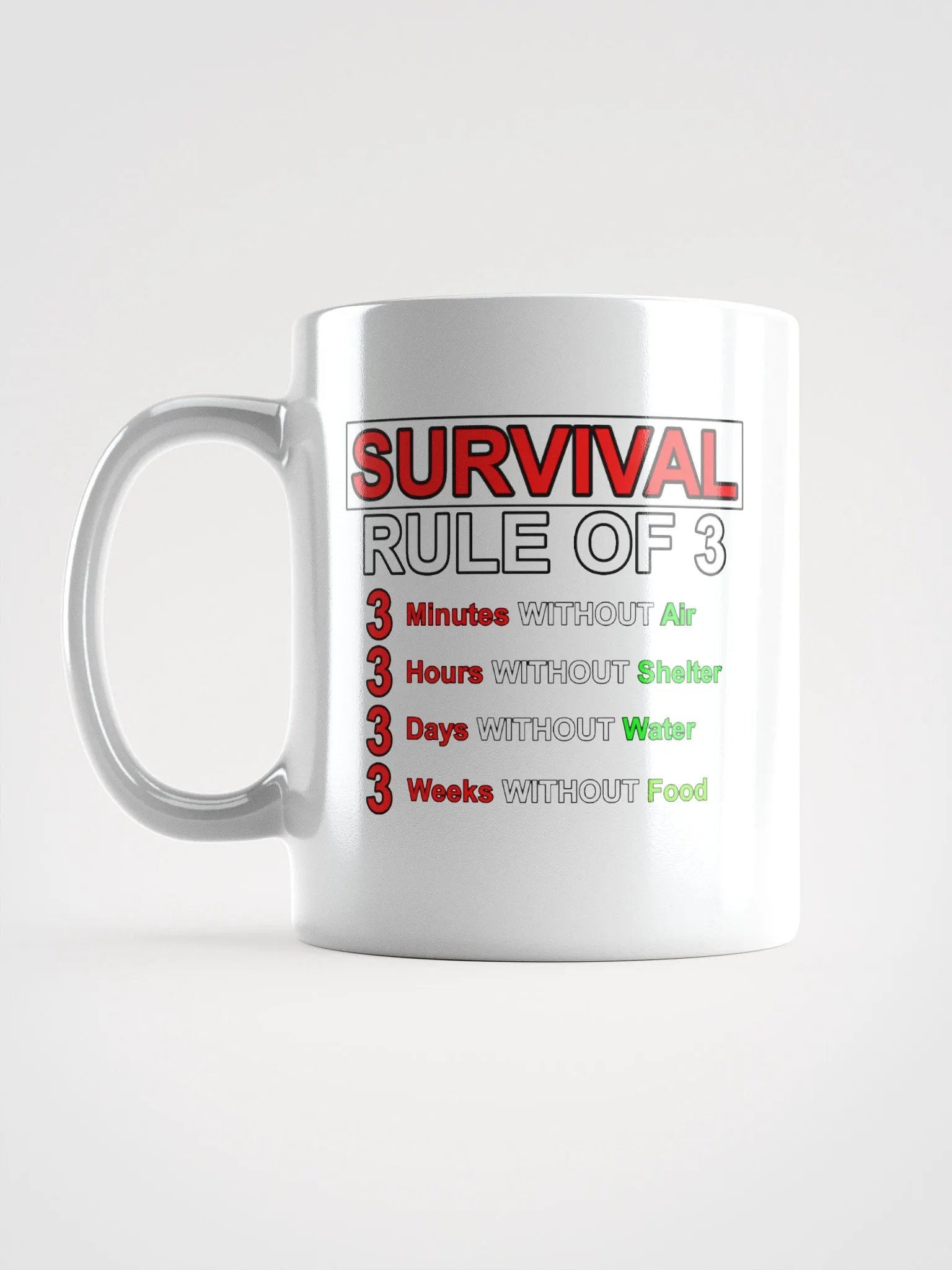 Survival Rule of 3 Mug product image (18)