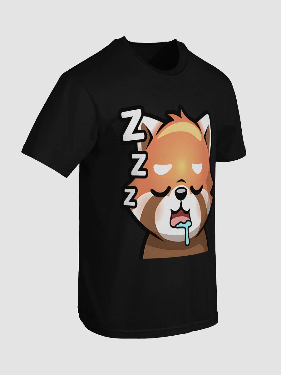 Sleepy Red Panda Cotton T-Shirt product image (52)