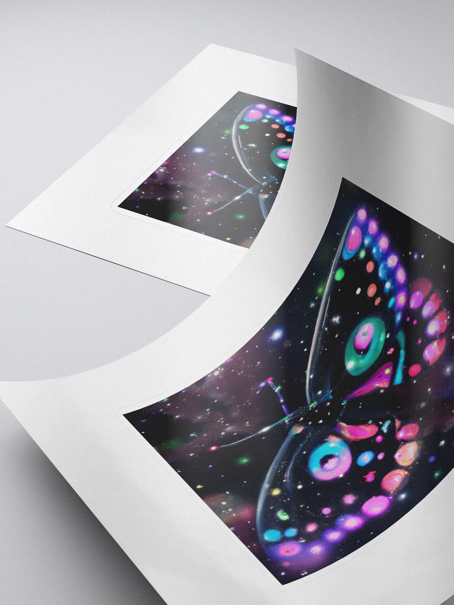 Cute Galactic Butterfly Delta Sticker product image (4)