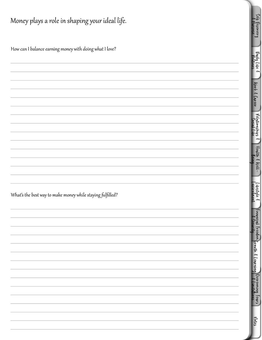 Life’s Purpose Reflection Workbook | A Guided Digital Journal for Self-Discovery & Fulfillment product image (7)