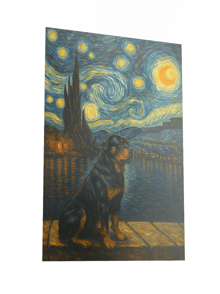 Starry Night Rottweiler Poster product image (4)