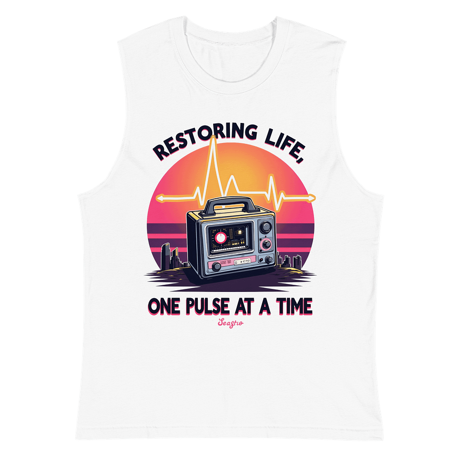 Heartbeat Sunset Muscle Tank product image (2)